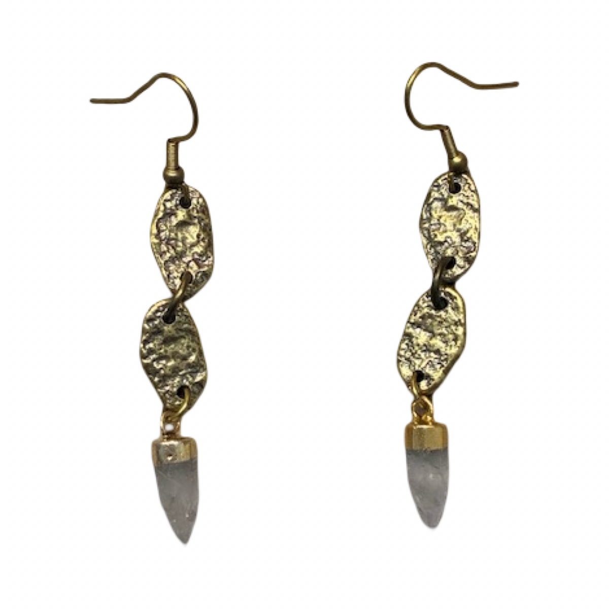 Rutilated Quartz Courage Earrings