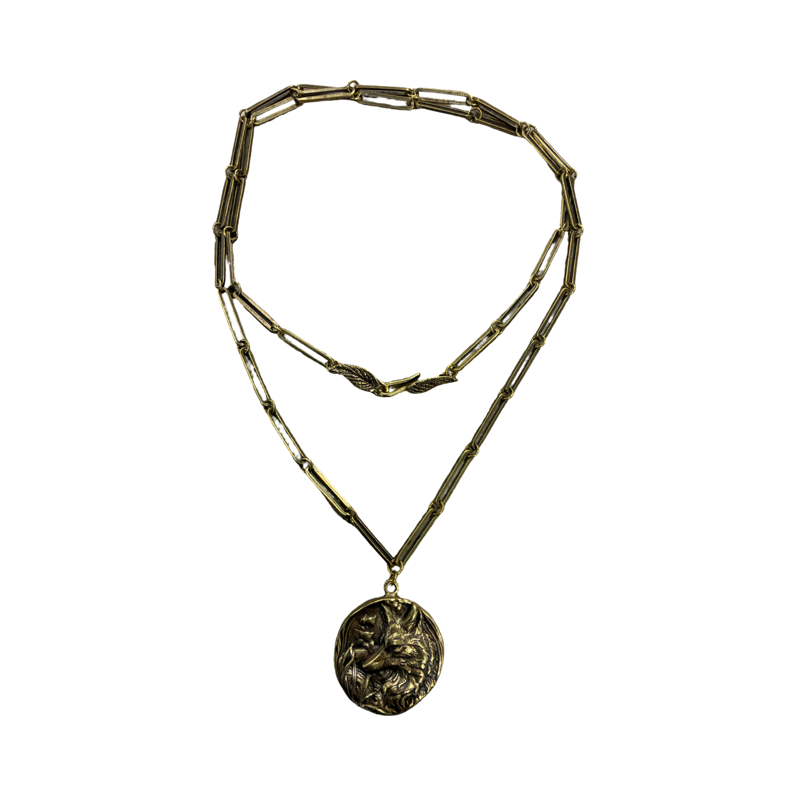 Fox Coin Necklace