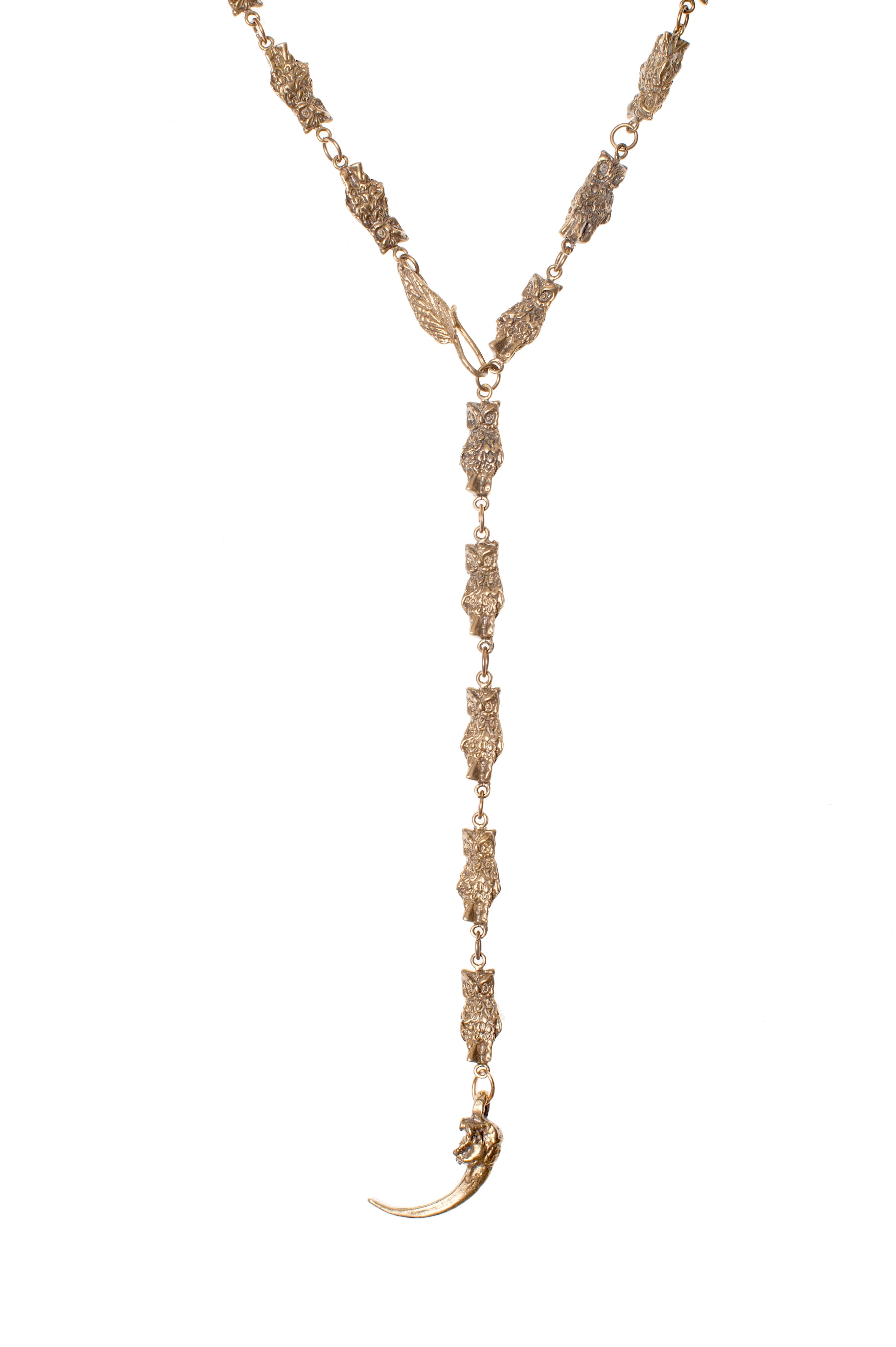 Owl & Hawk Claw Necklace