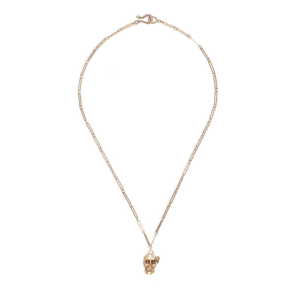 Skull & Rose Necklace