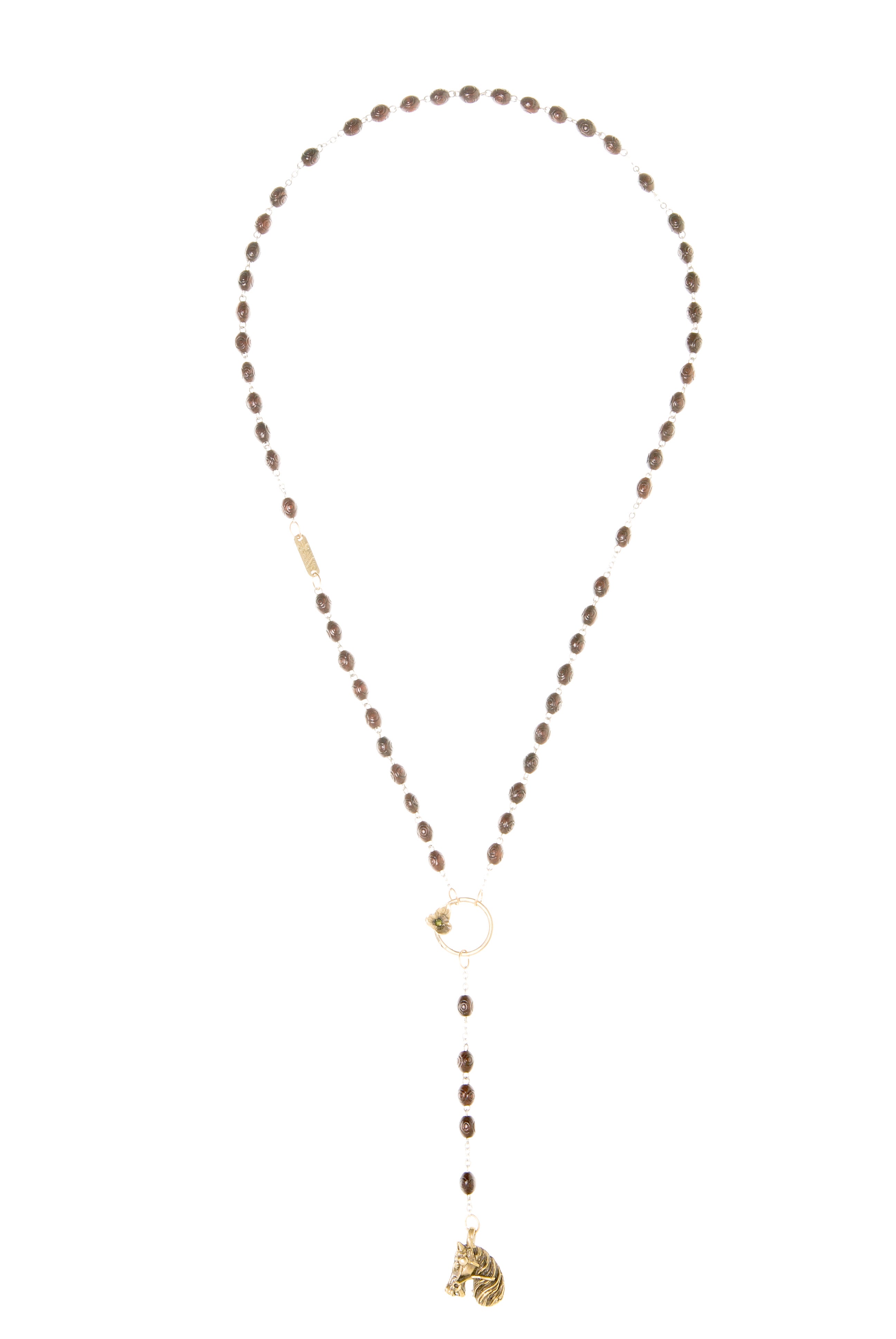 Horse Rosary Necklace