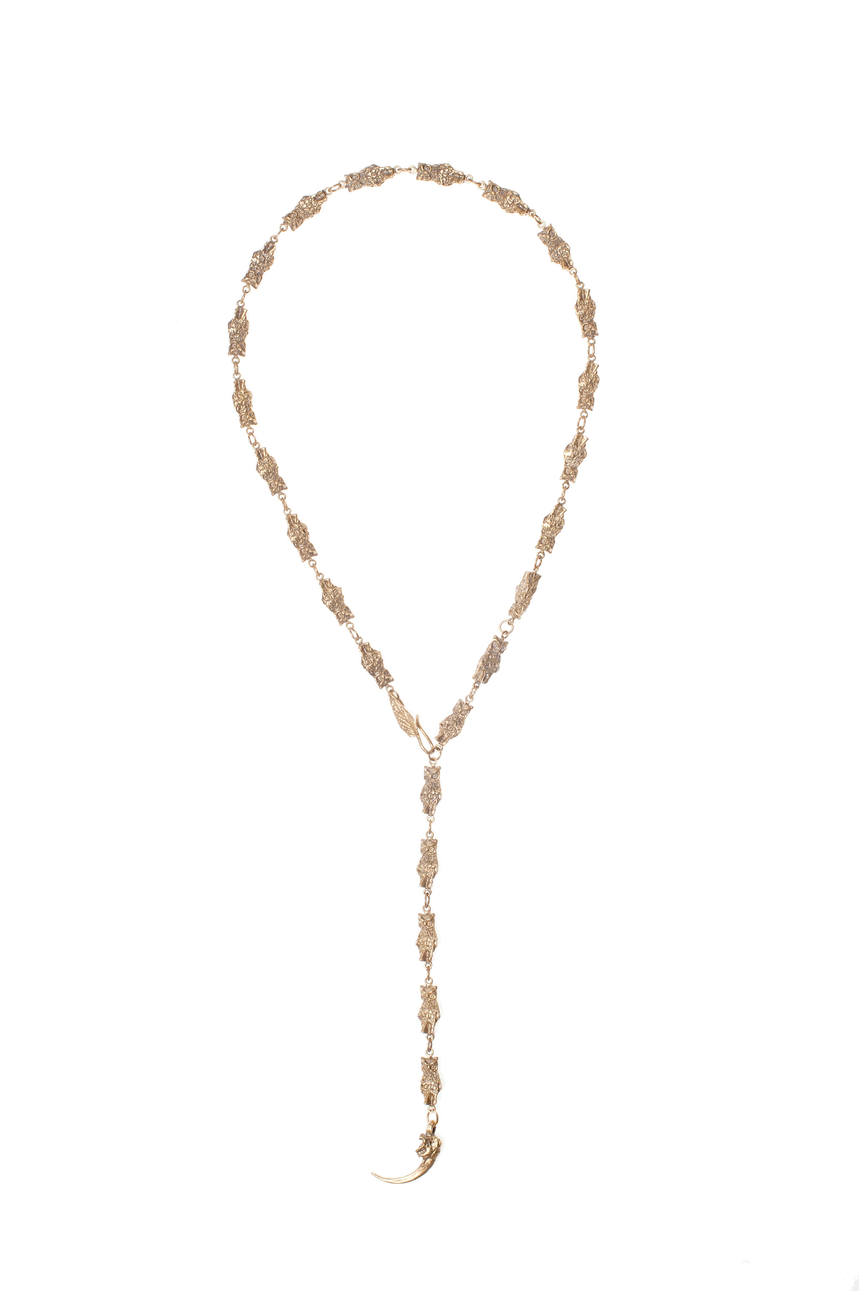 Owl & Hawk Claw Necklace