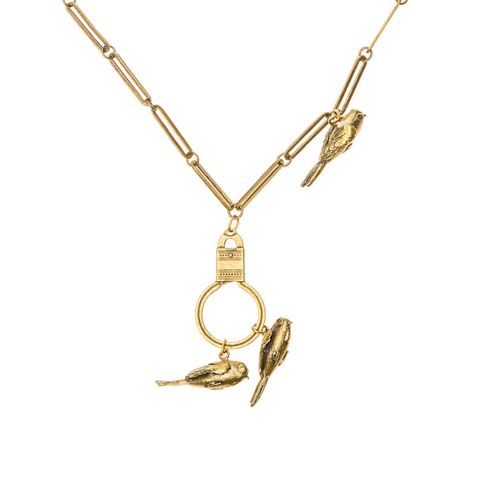 Three Little Birds Necklace