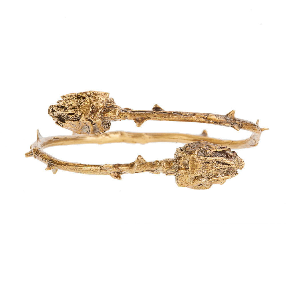 Father's Rose Head Thorn Bangle