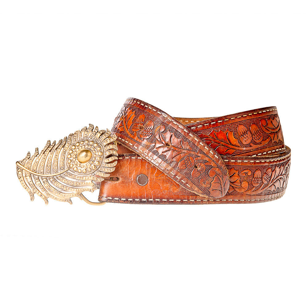 Peacock Feather Belt