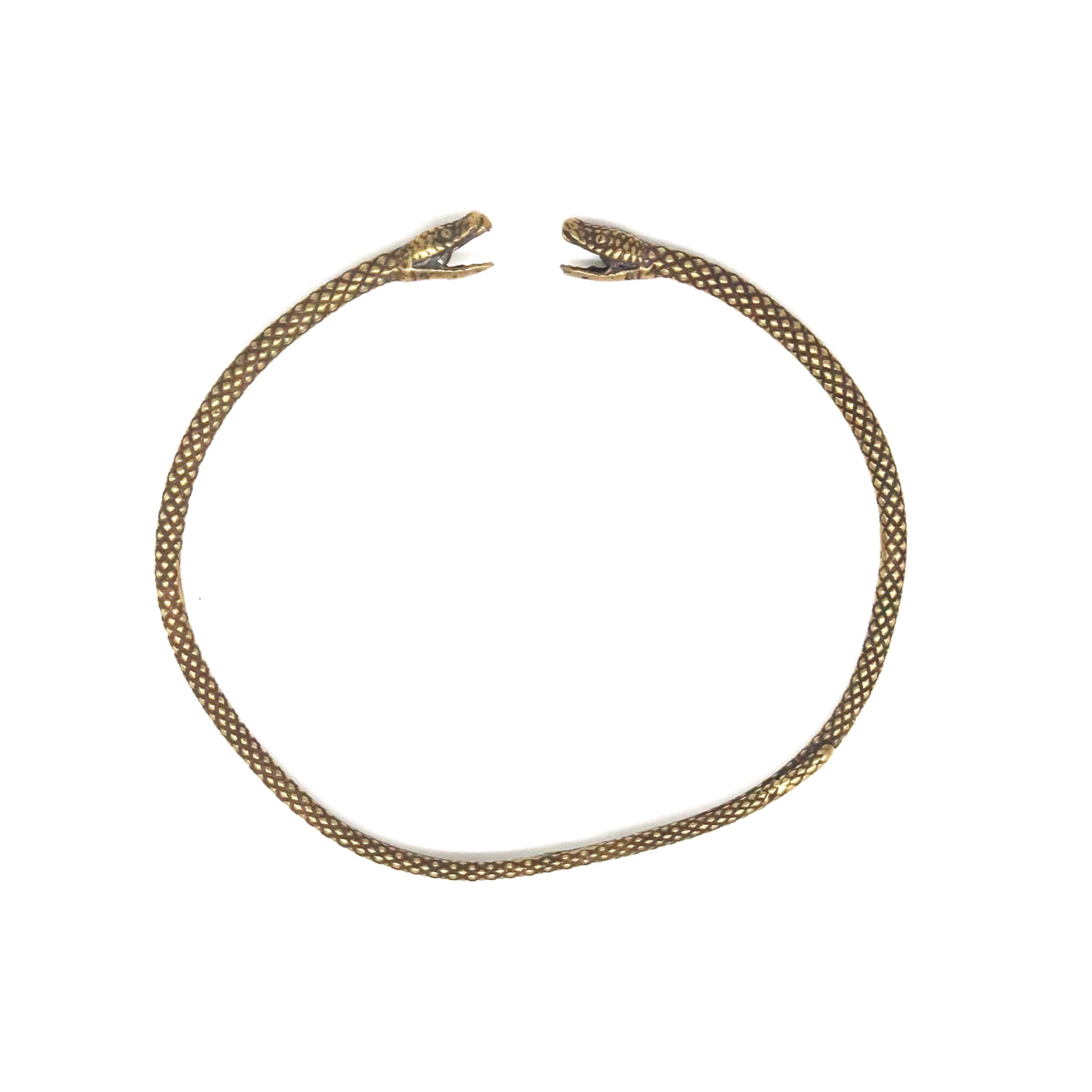Double Snake Head Bangle
