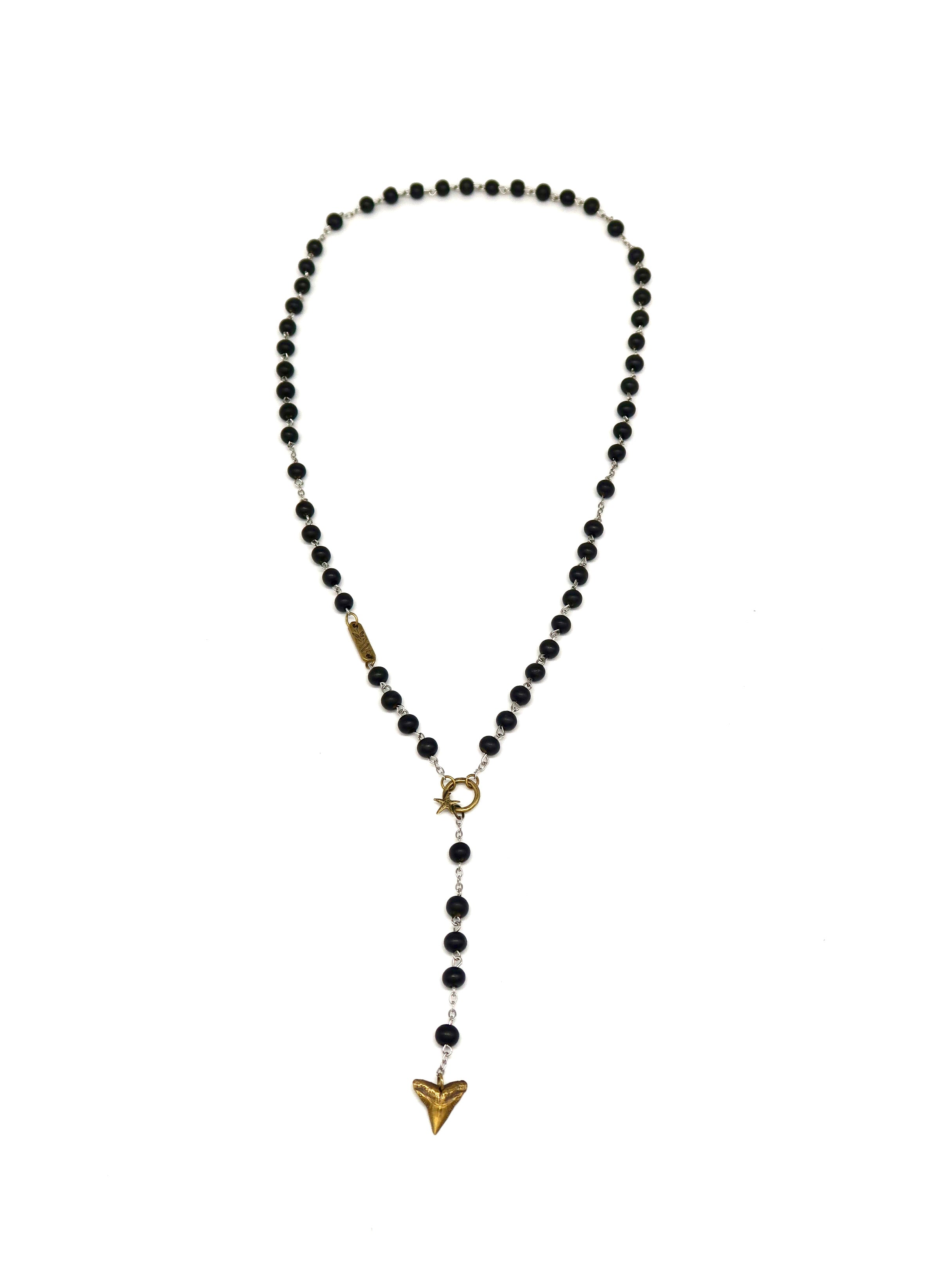 Tiny Shark Tooth Rosary