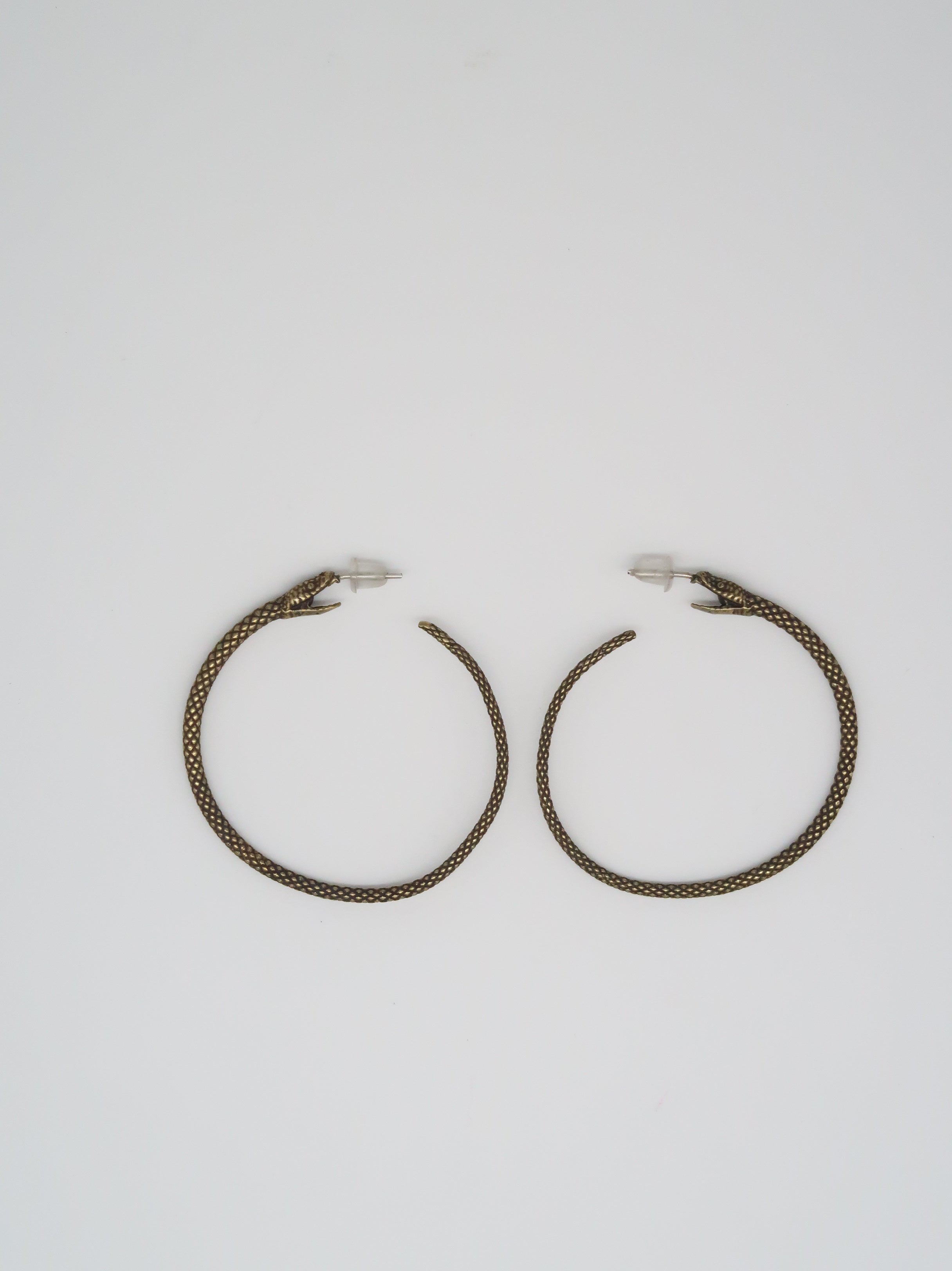 Serpent Hoop Earrings