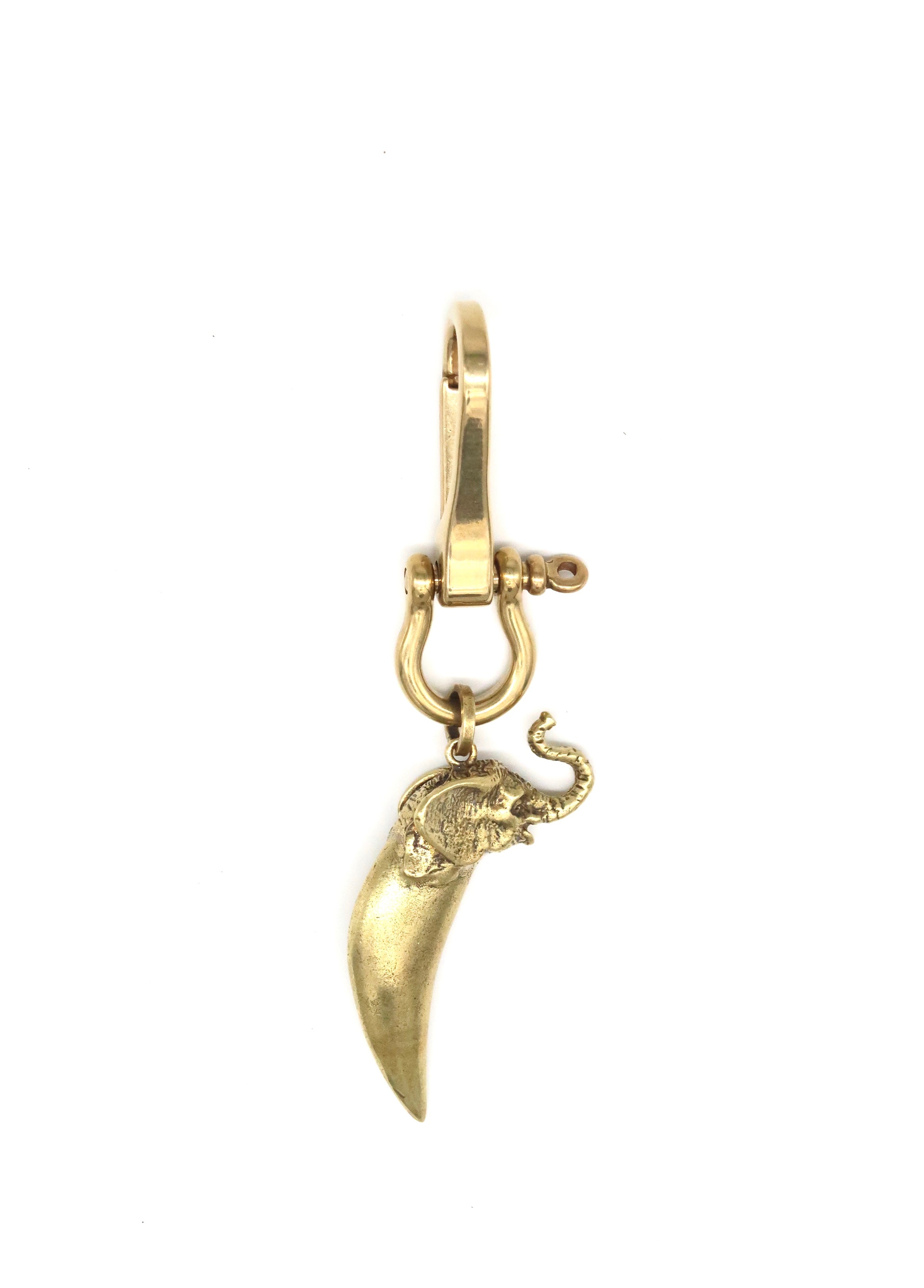 Lucky Elephant Tooth Keychain