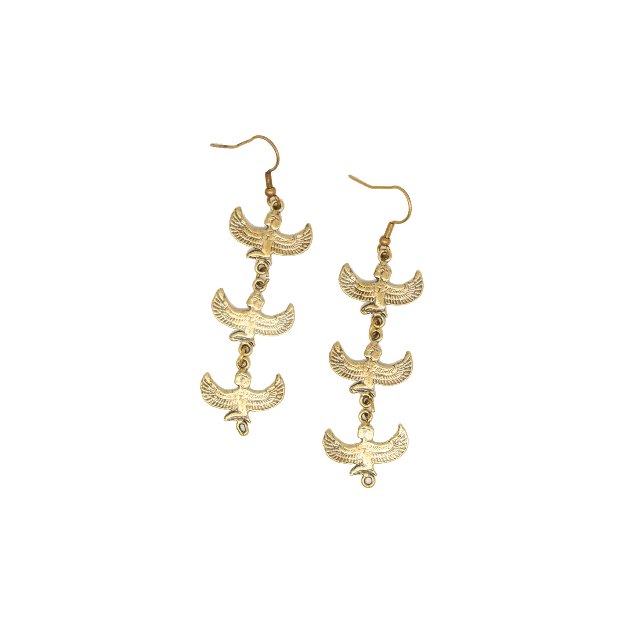 Triple Isis Earrings