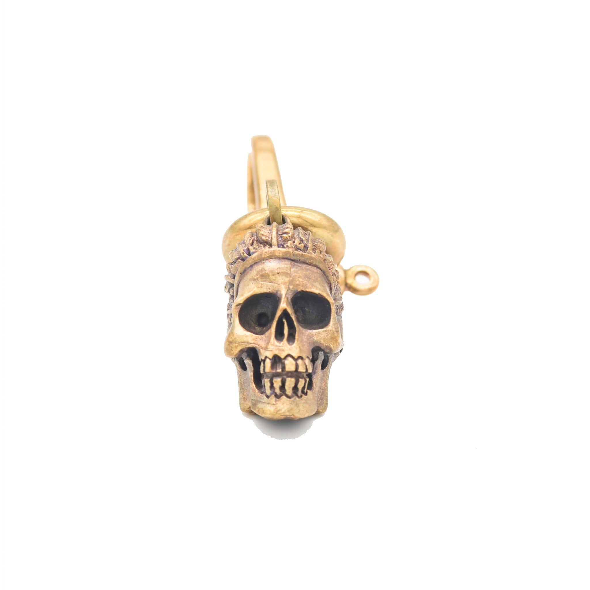 Skull & Feathers Keychain / Bag Charm