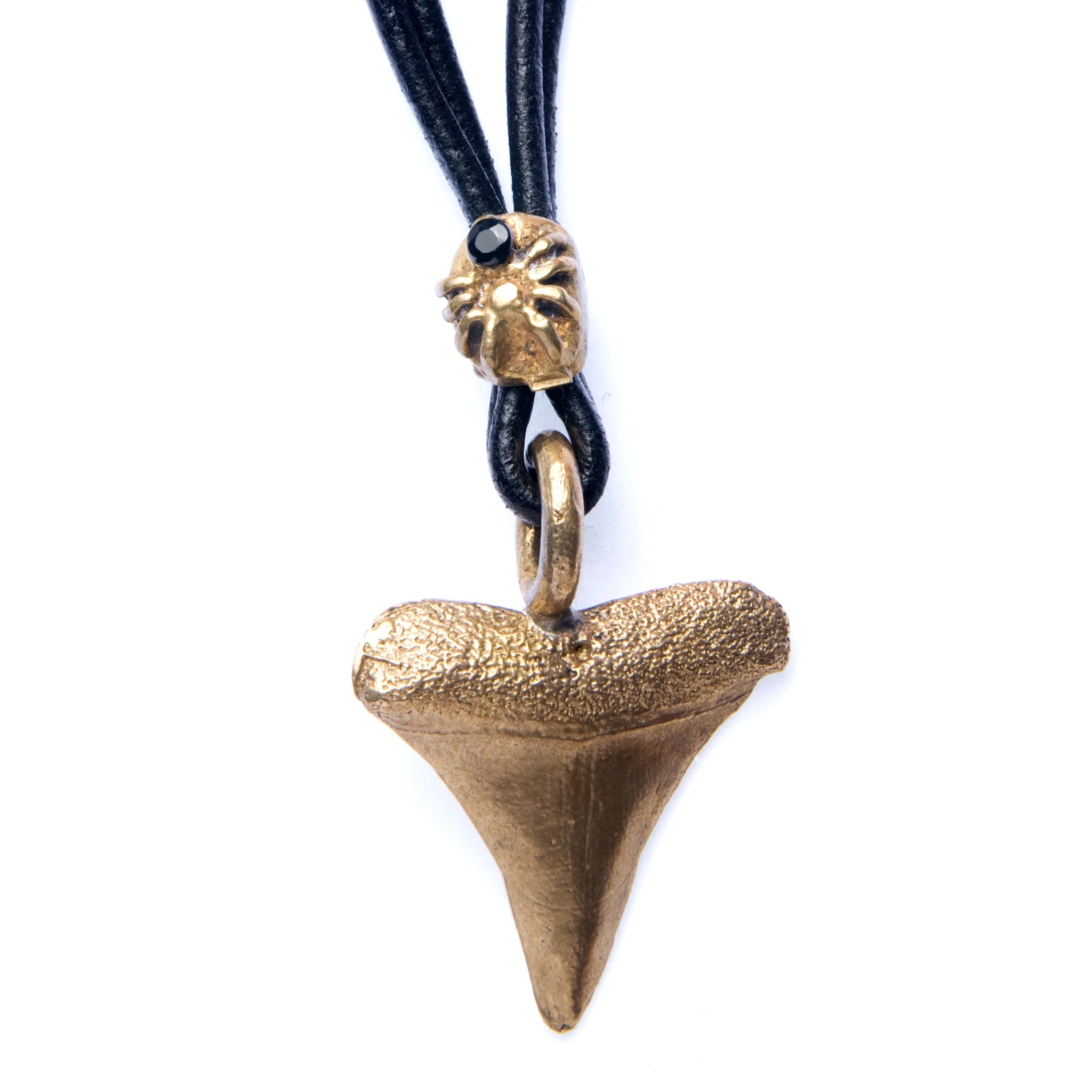 Shark Tooth Leather Necklace