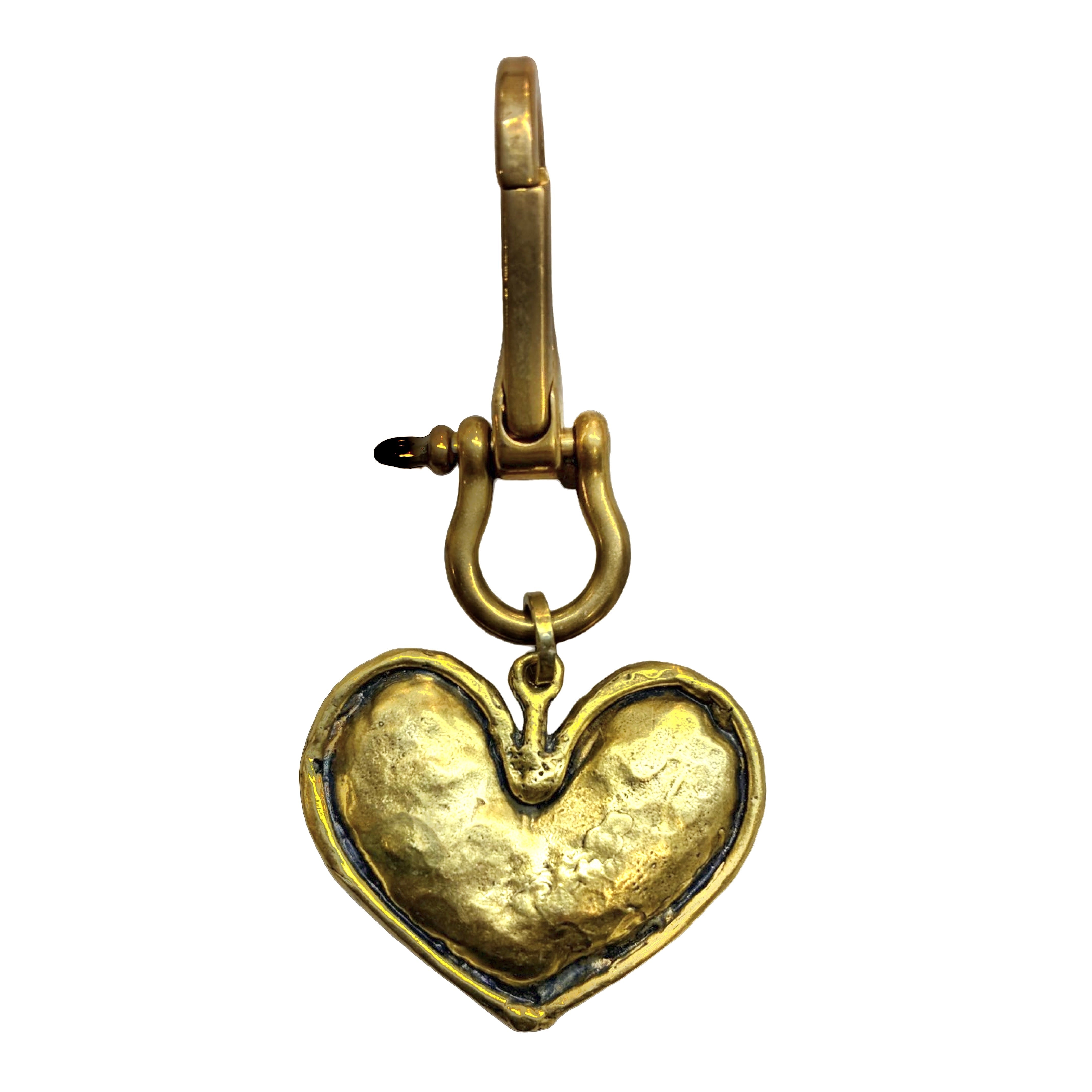 Heart talisman keychain/ Bag charm