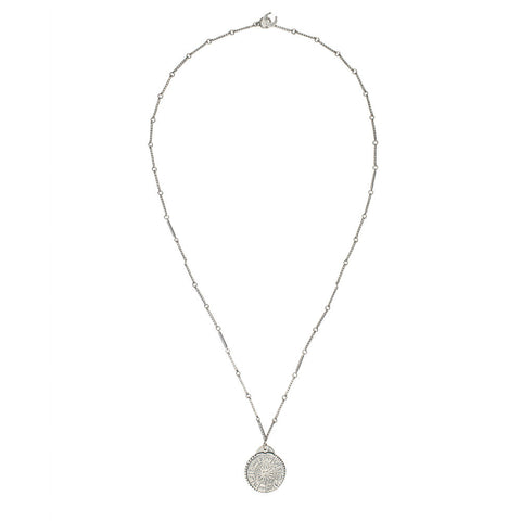 Sterling Silver Zodiac Coin Necklace