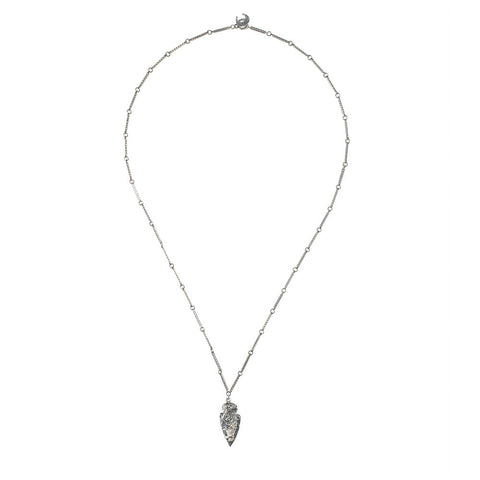 Silver Small Arrowhead Necklace