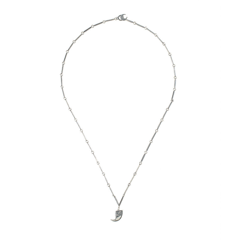 Silver Small Lion Claw Necklace