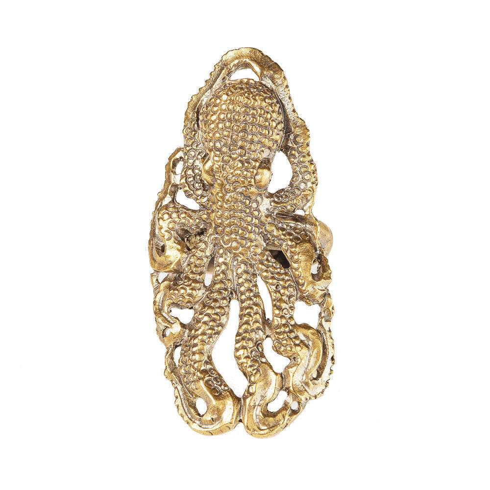 Textured Octopus Ring