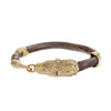 Image of Bear Head Leather Bracelet