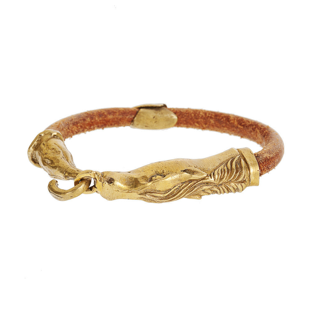 Horse Head Leather Bracelet