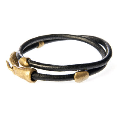 Nugget Leather Double Wrap