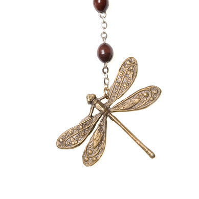 Dragonfly Rosary  Necklace