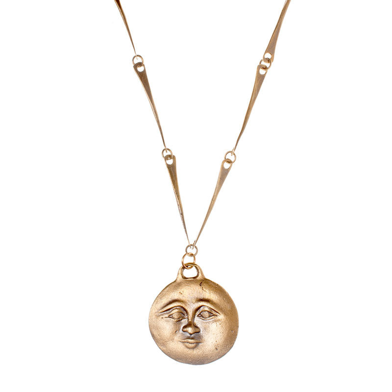 Sun and Moon Coin Necklace