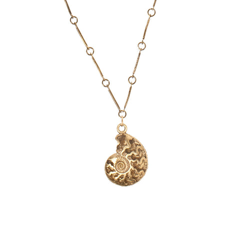 Ammonite Shell Necklace