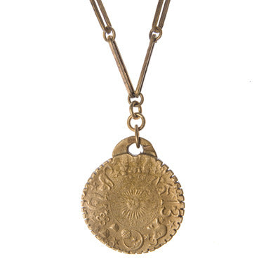 Zodiac  Coin Necklace