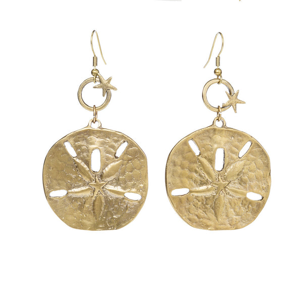 Sand dollar store earrings