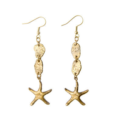 Nugget & Starfish Earrings