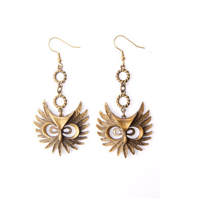Owl Mask Earrings