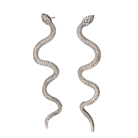 Swirly Snake Earrings