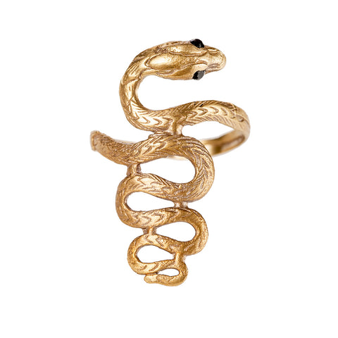 Textured Serpent Ring