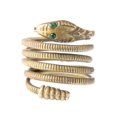 Coiled Snake Ring