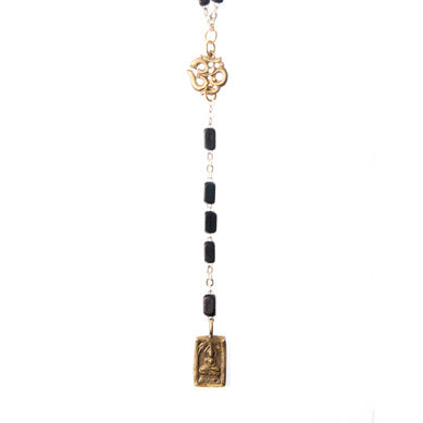 Buddha & Om Rosary Necklace