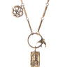 Image of Om, Buddha & Bird Circle Necklace
