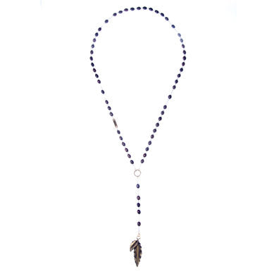 Two Leaf Rosary Necklace