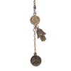 Image of Tiny Buddha, Om, Hamsa & Peace Coin Necklace
