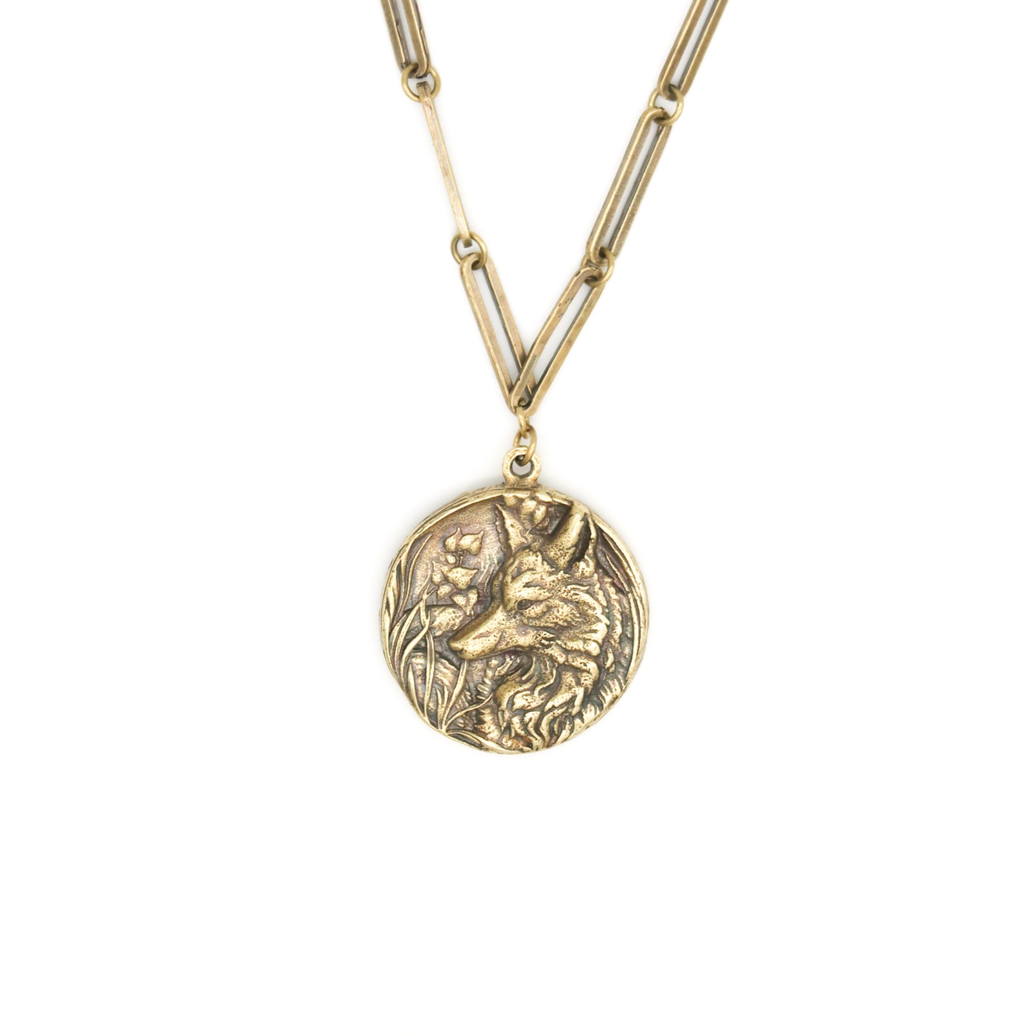 Fox Coin Necklace