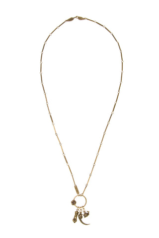 Figa, Snail & Claw Charm Necklace
