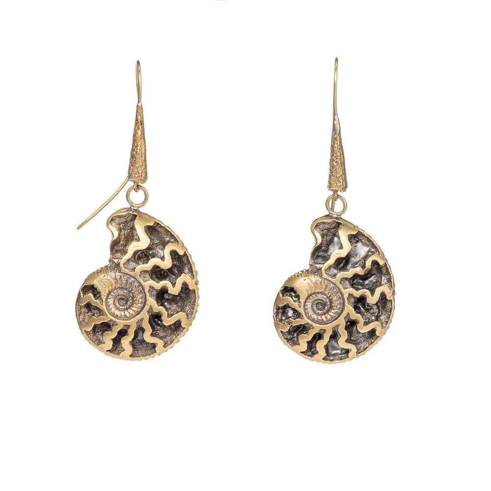 Ammonite Earrings
