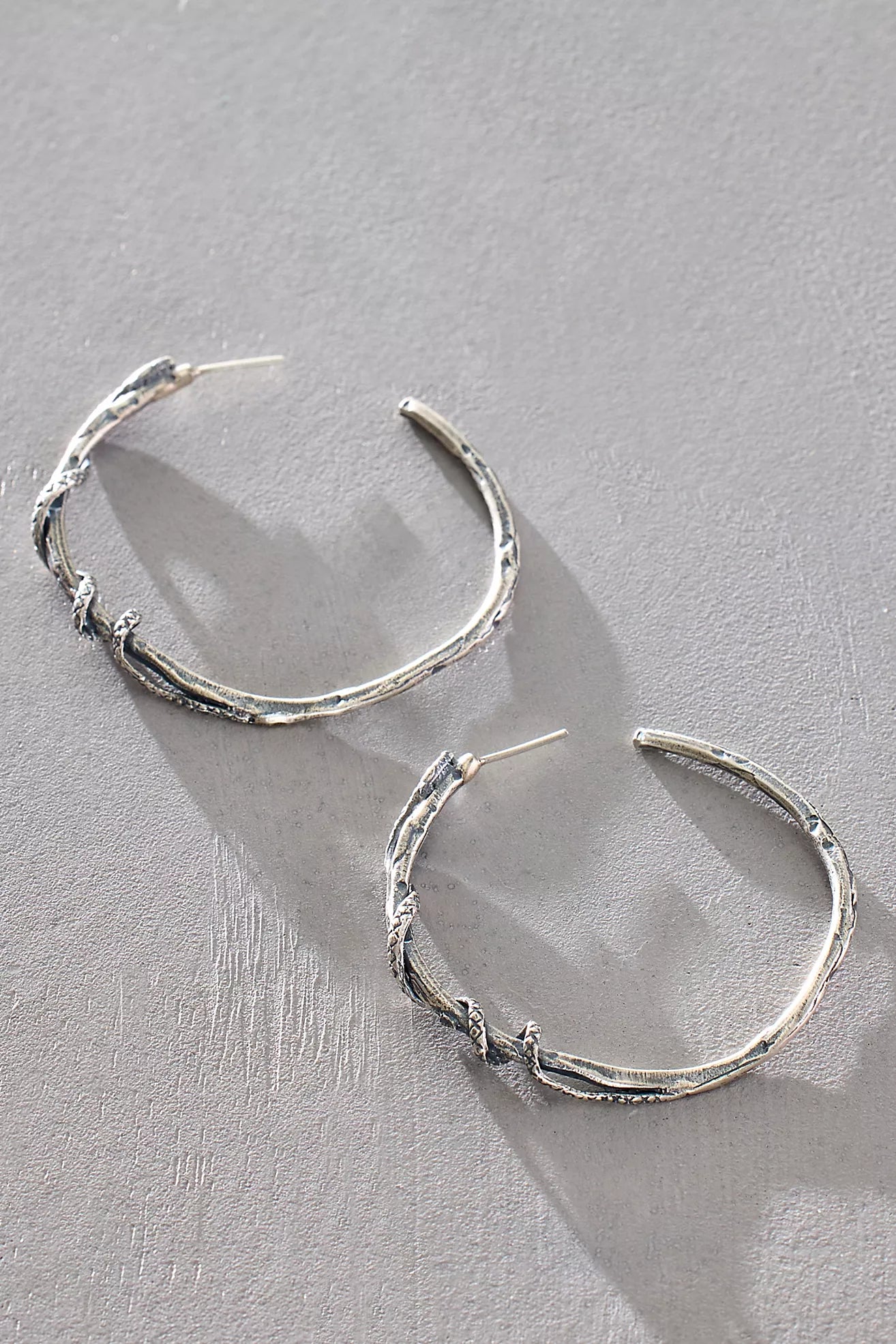 Serpent Wrap Hoops