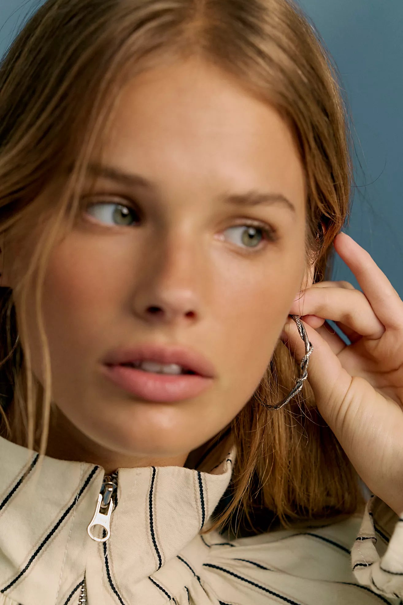 Serpent Wrap Hoops