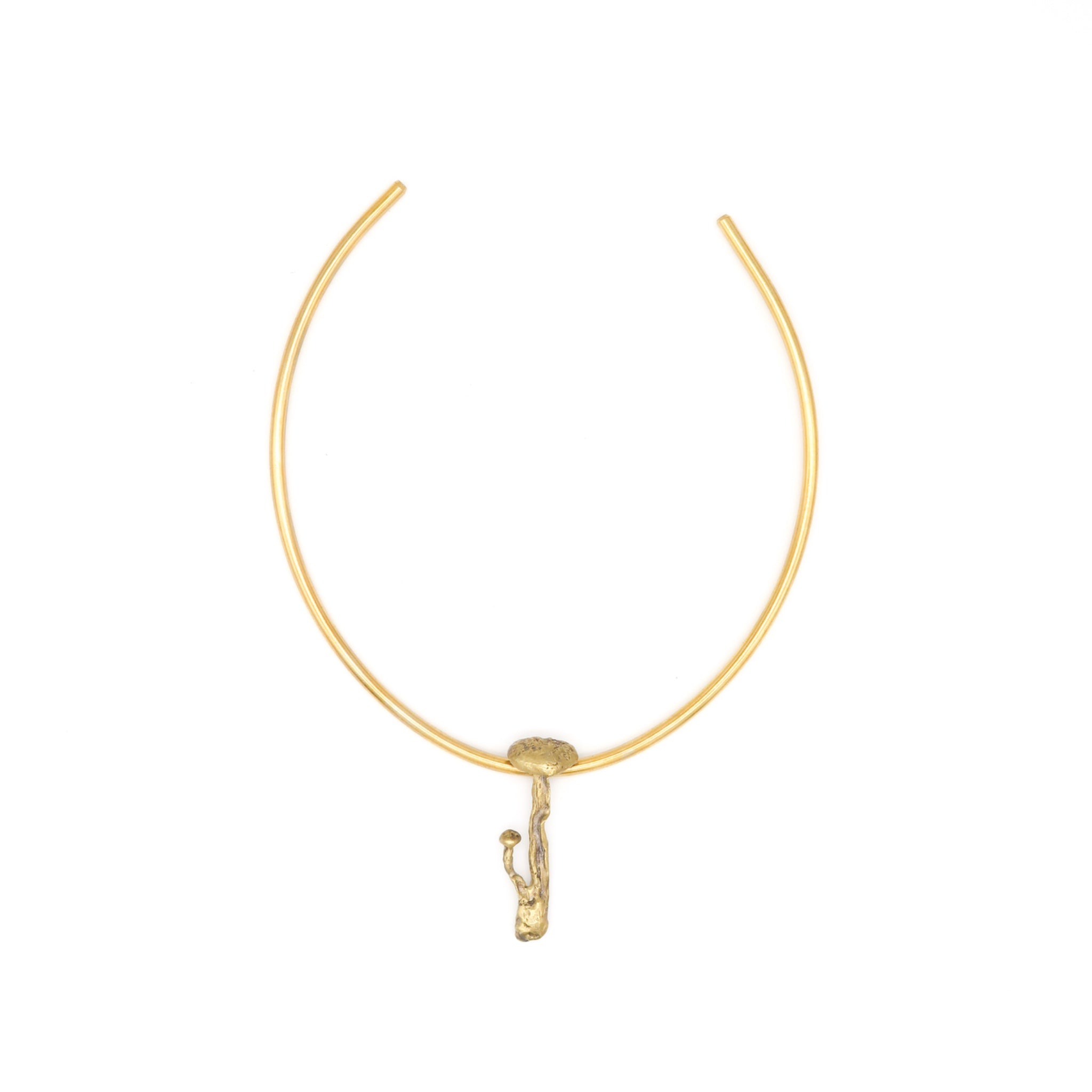 Ojai Jedi "Mother & Child" Mushroom Collar Necklace
