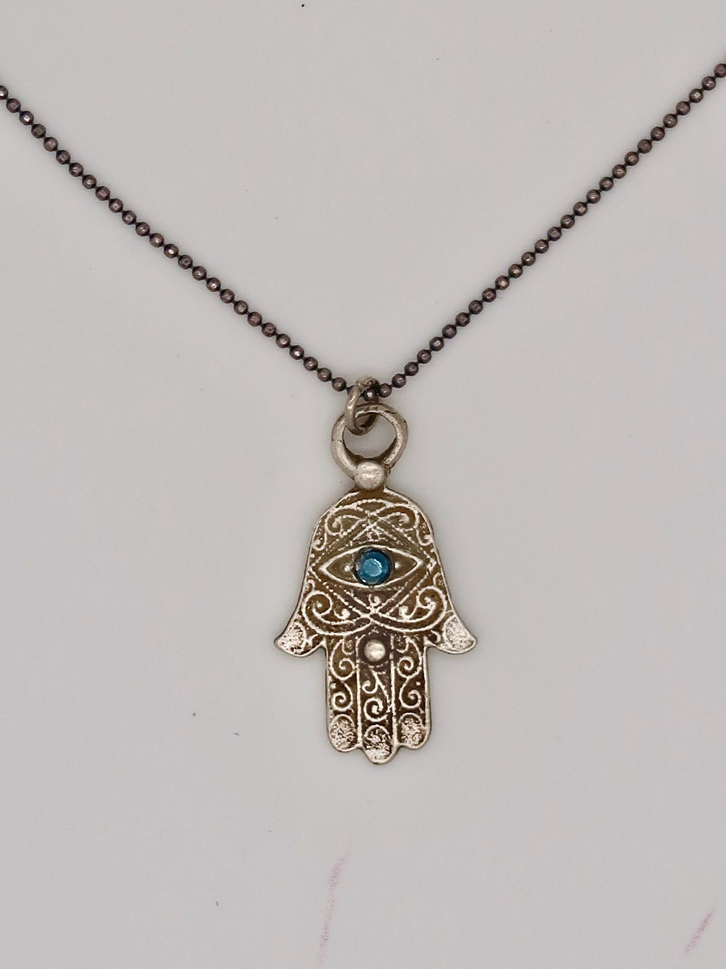 Double-Sided Hamsa Necklace