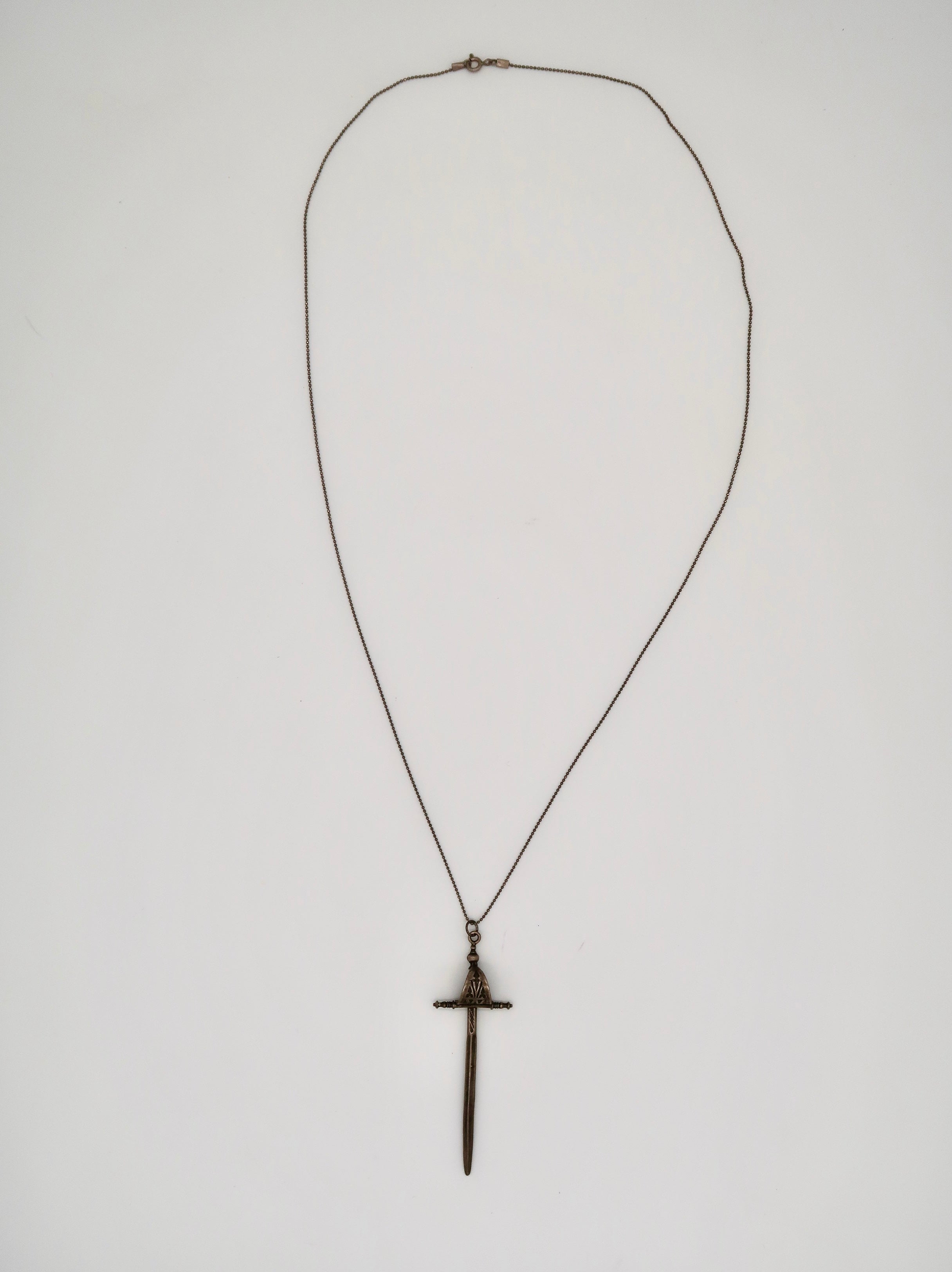 Silver Sword Necklace