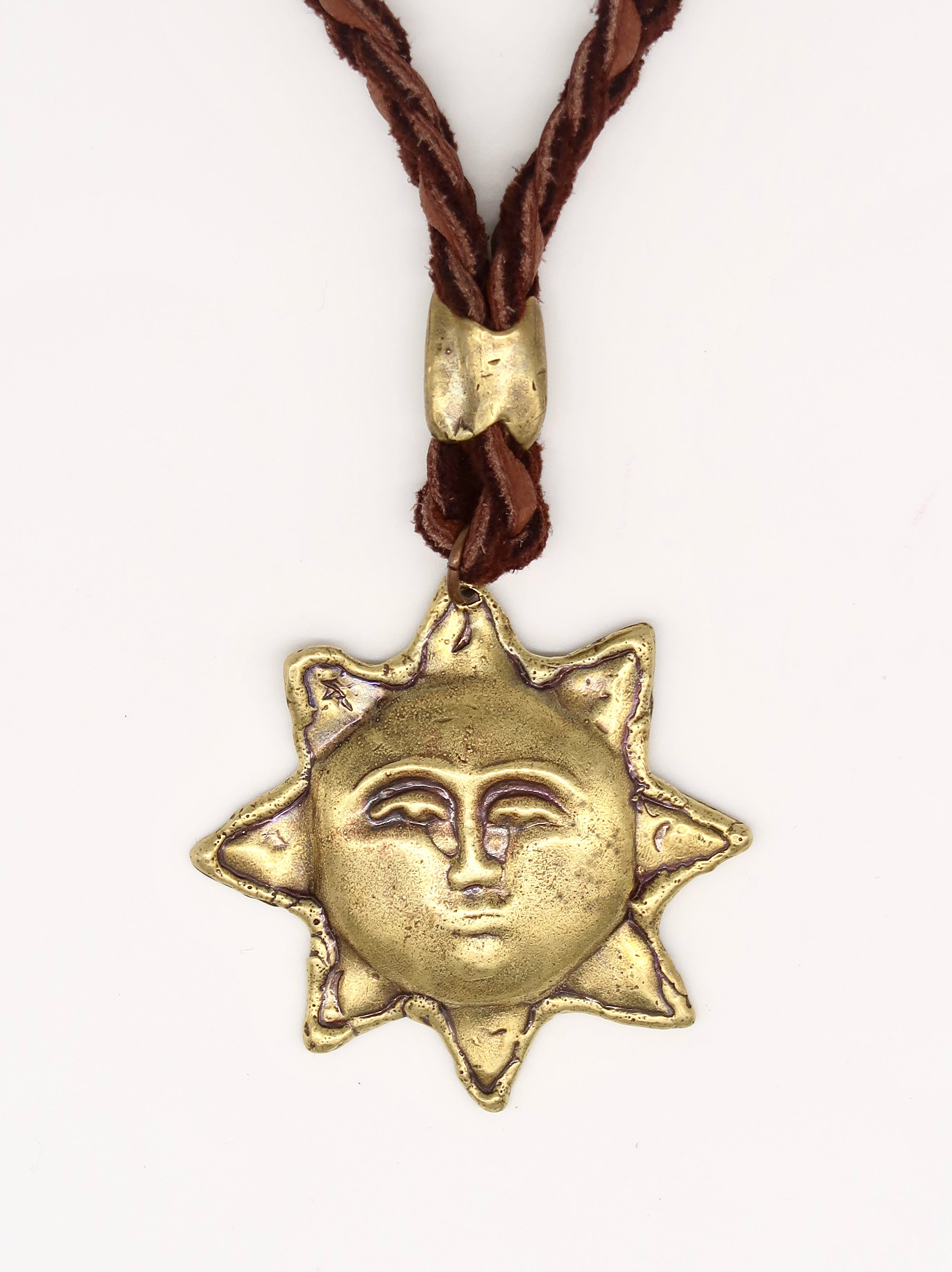 Sun Face Necklace