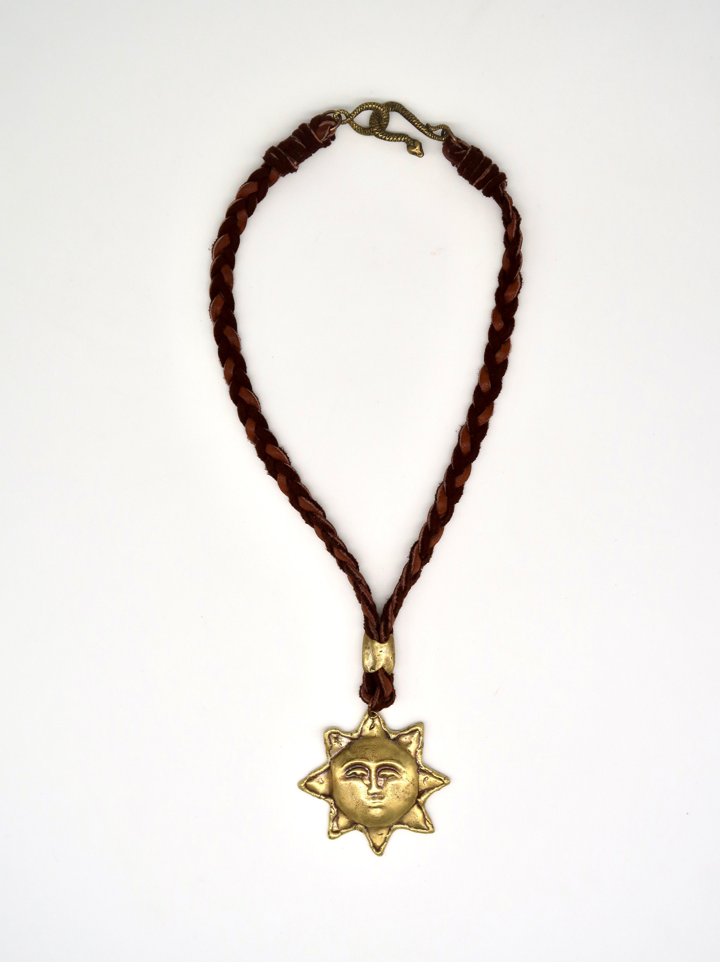 Sun Face Necklace