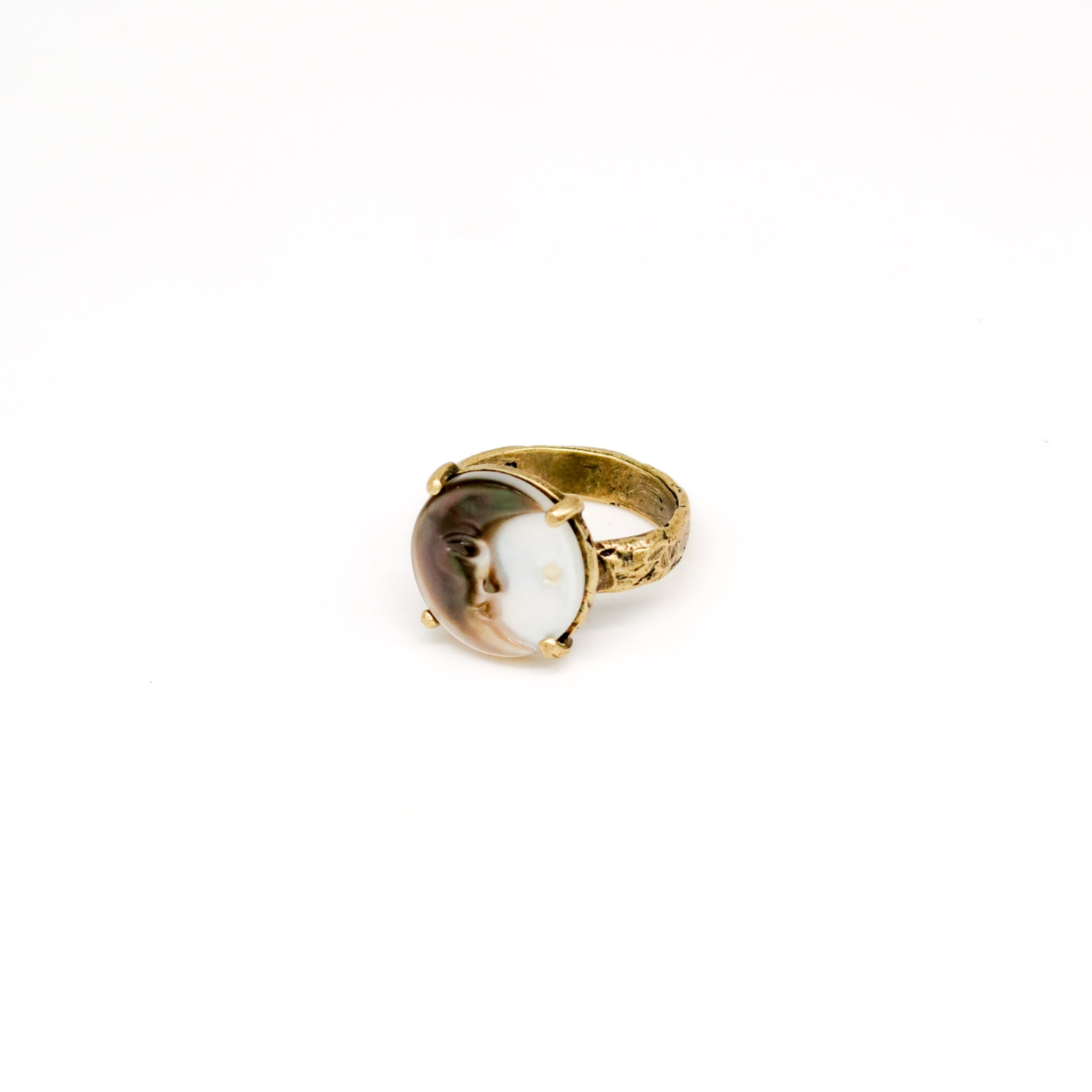 Moon & Stars Abalone Ring