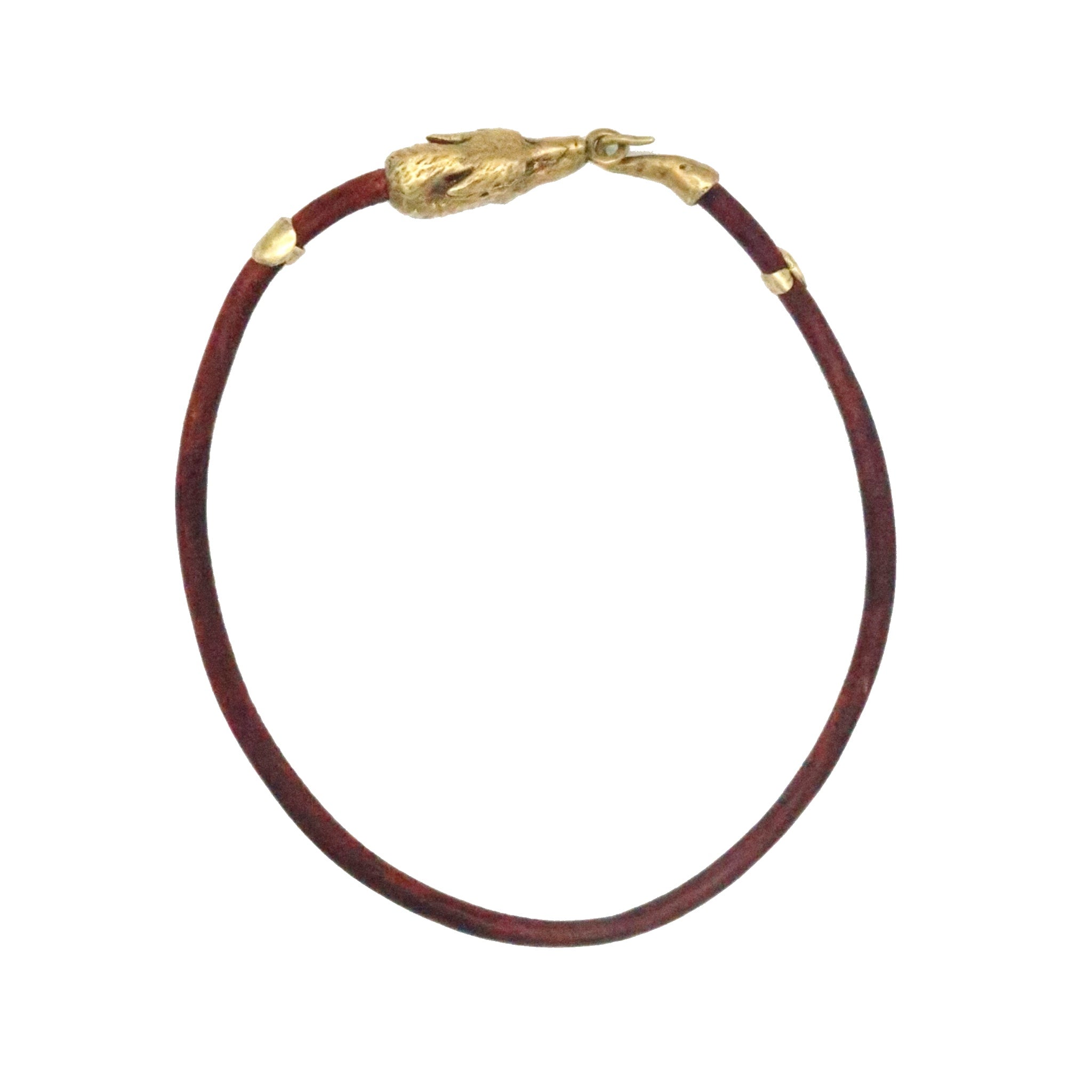 Spirit Wolf Leather Choker